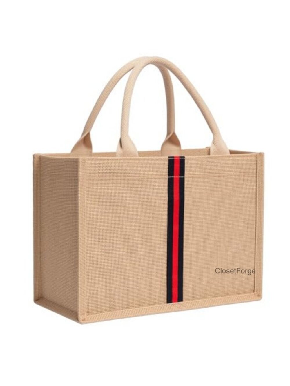 Woven Straw Beach Tote Bag for Women Large Capacity Waterproof with Tassel